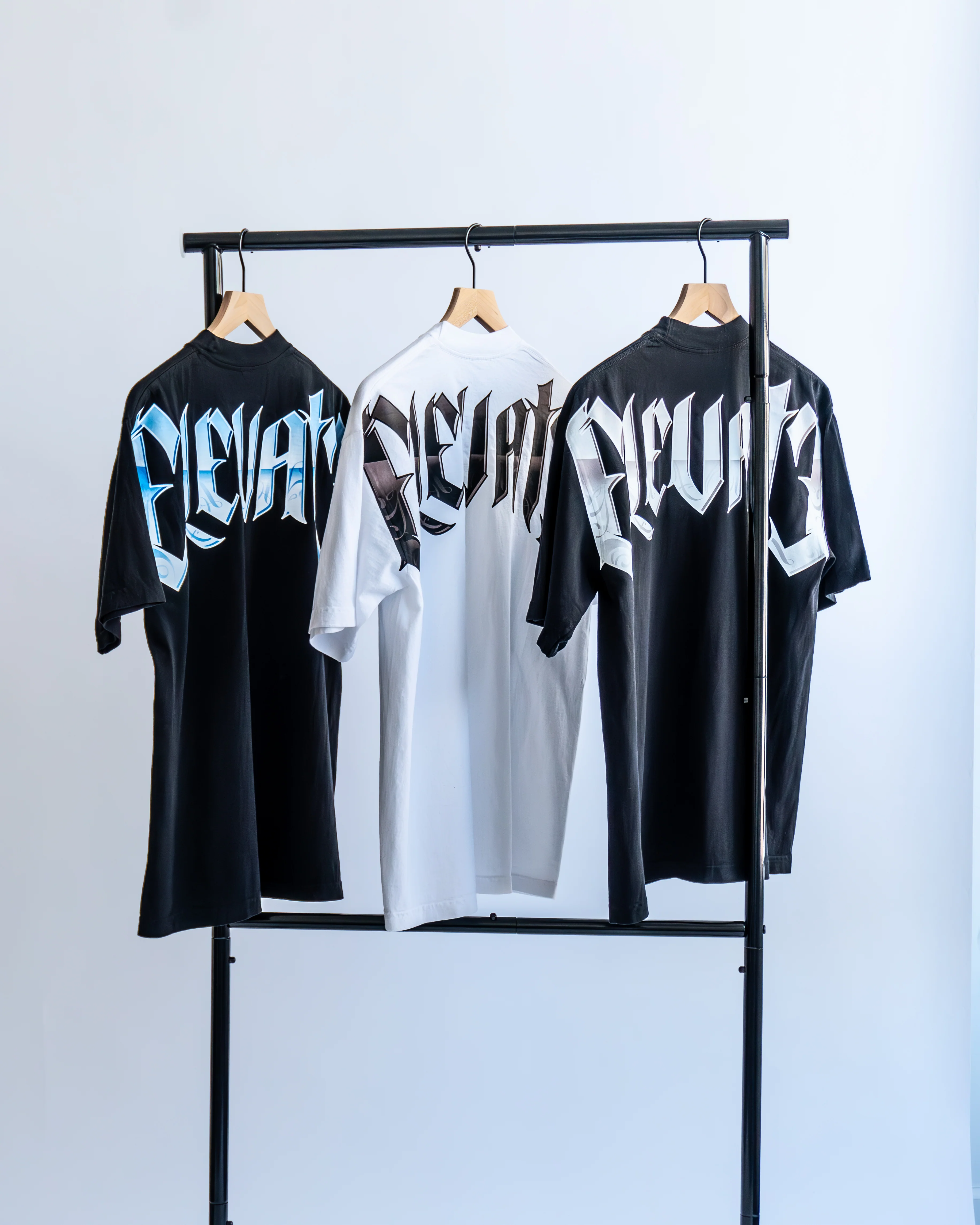 White Founder's Tee - Blue Logo - Image 3